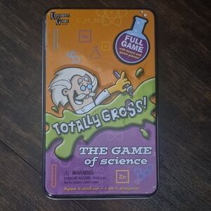 University Games Totally Gross Tin Science Board Game Homeschool Learning